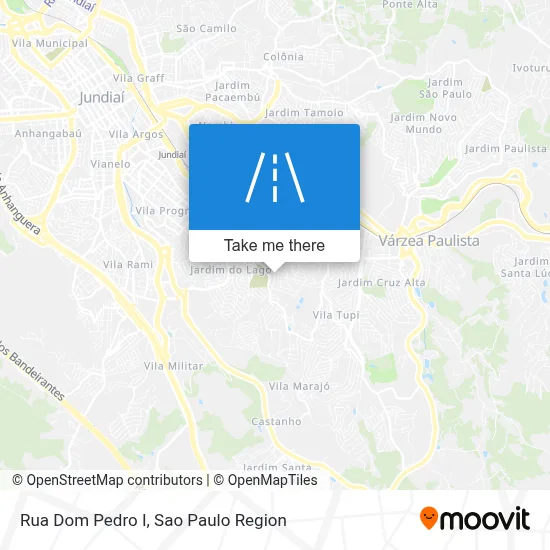 Rua Dom Pedro I map