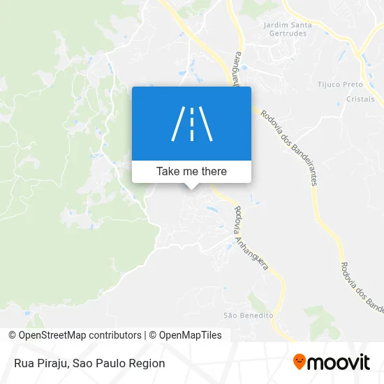 Rua Piraju map