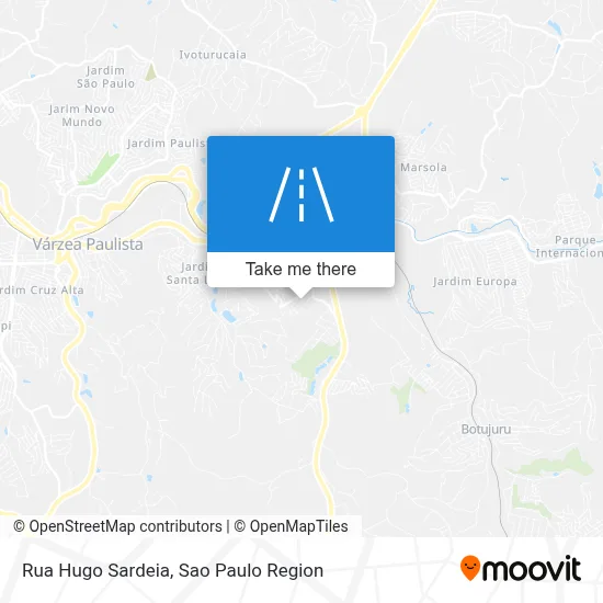Rua Hugo Sardeia map