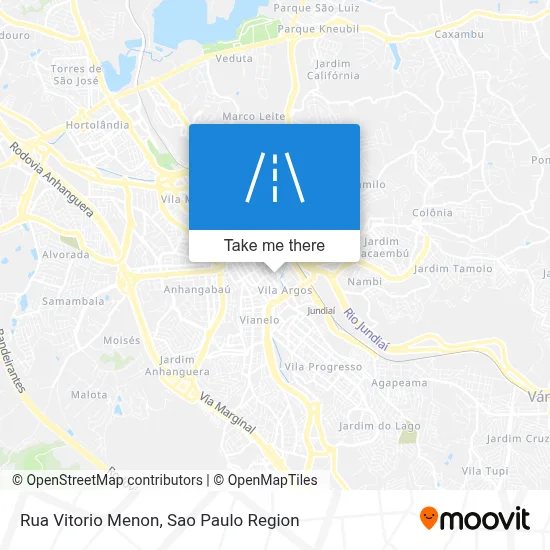 Rua Vitorio Menon map