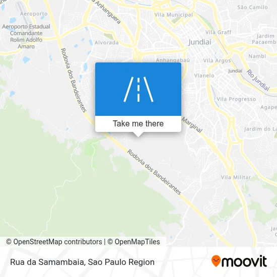 Rua da Samambaia map