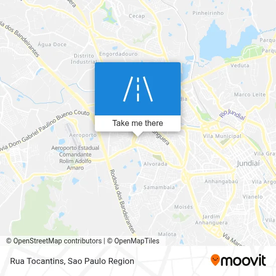 Rua Tocantins map