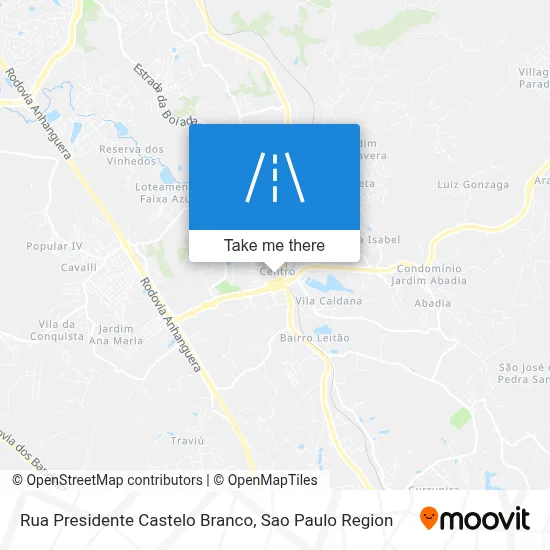 Rua Presidente Castelo Branco map