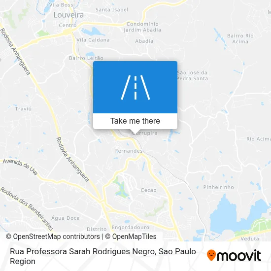 Rua Professora Sarah Rodrigues Negro map