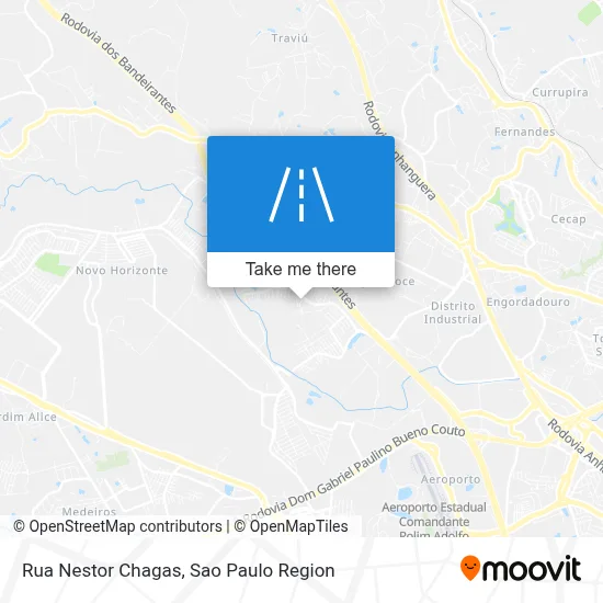 Rua Nestor Chagas map