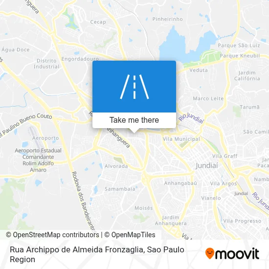 Rua Archippo de Almeida Fronzaglia map