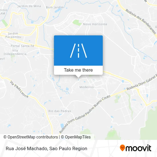 Rua José Machado map