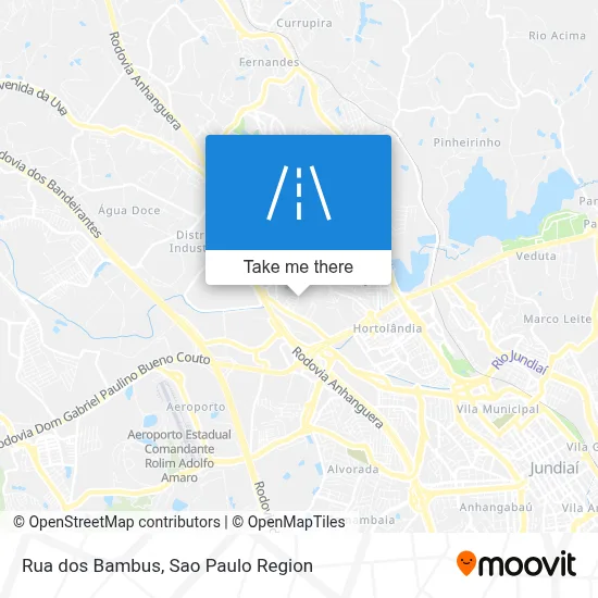 Rua dos Bambus map
