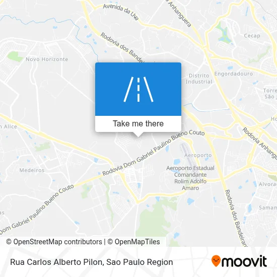 Rua Carlos Alberto Pilon map