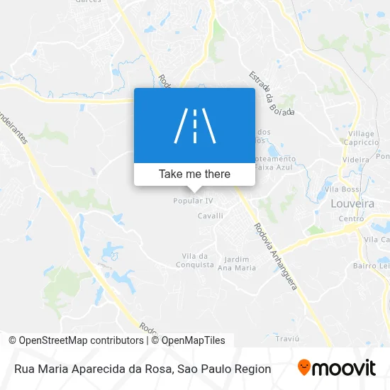 Rua Maria Aparecida da Rosa map
