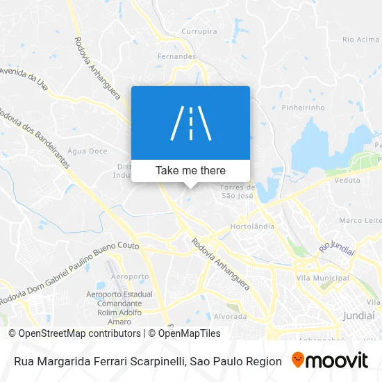 Rua Margarida Ferrari Scarpinelli map