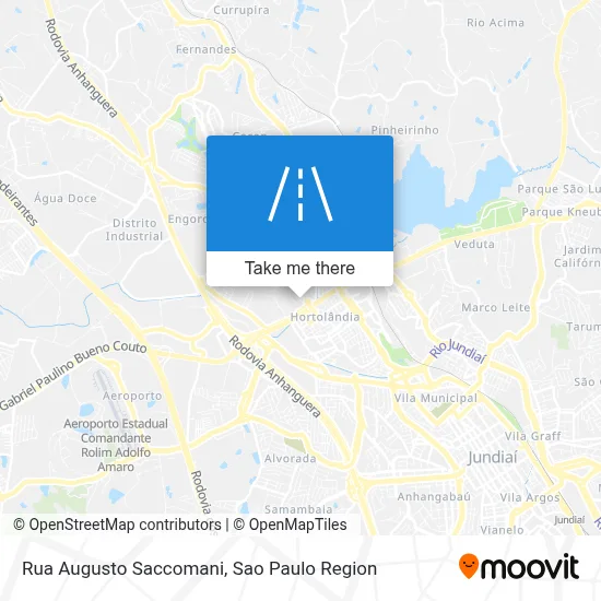 Rua Augusto Saccomani map