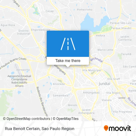Rua Benoit Certain map