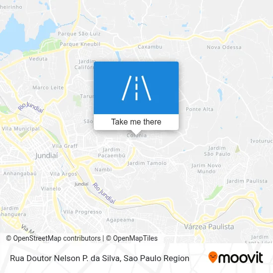 Rua Doutor Nelson P. da Silva map