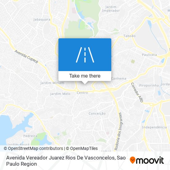 Avenida Vereador Juarez Rios De Vasconcelos map