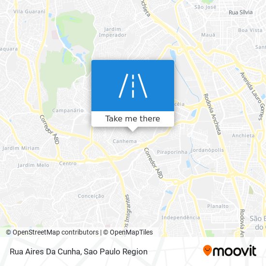 Rua Aires Da Cunha map