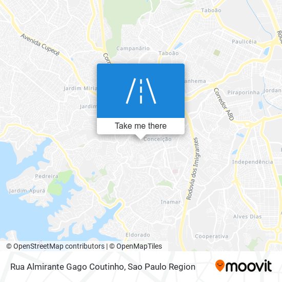 Rua Almirante Gago Coutinho map