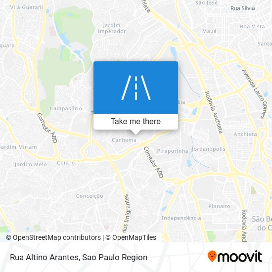 Rua Altino Arantes map