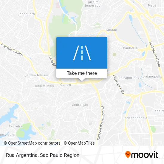 Rua Argentina map