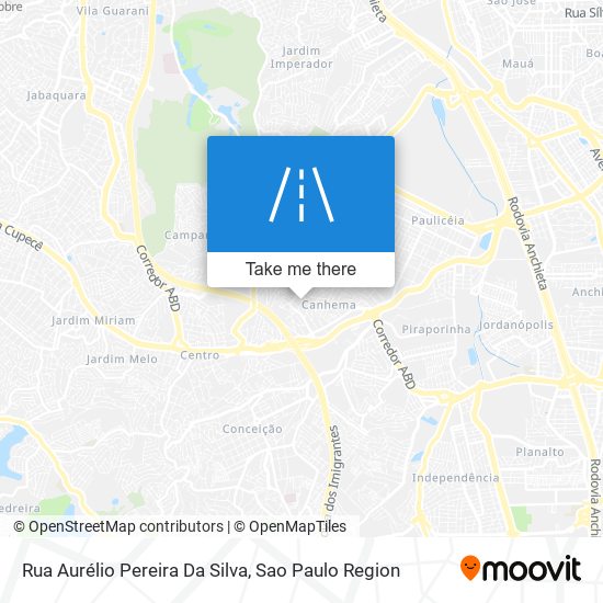 Mapa Rua Aurélio Pereira Da Silva