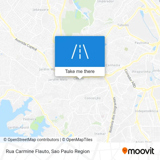 Rua Carmine Flauto map