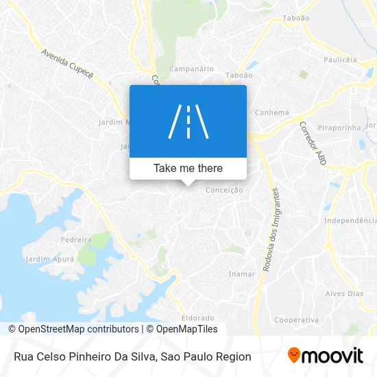 Rua Celso Pinheiro Da Silva map