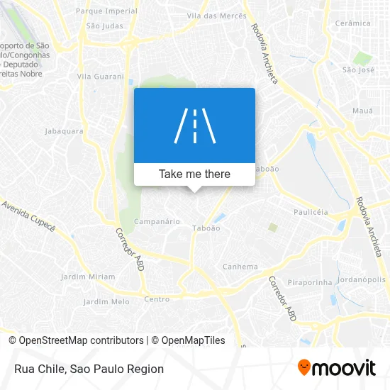 Rua Chile map