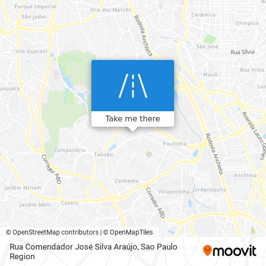 Rua Comendador José Silva Araújo map
