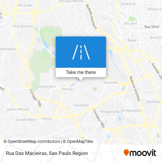 Mapa Rua Das Macieiras