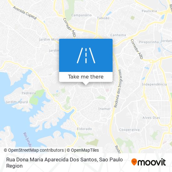 Mapa Rua Dona Maria Aparecida Dos Santos