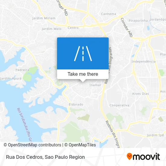Rua Dos Cedros map
