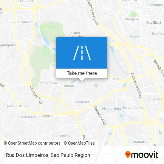 Rua Dos Limoeiros map