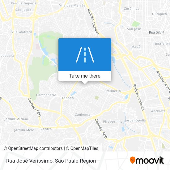 Rua José Veríssimo map