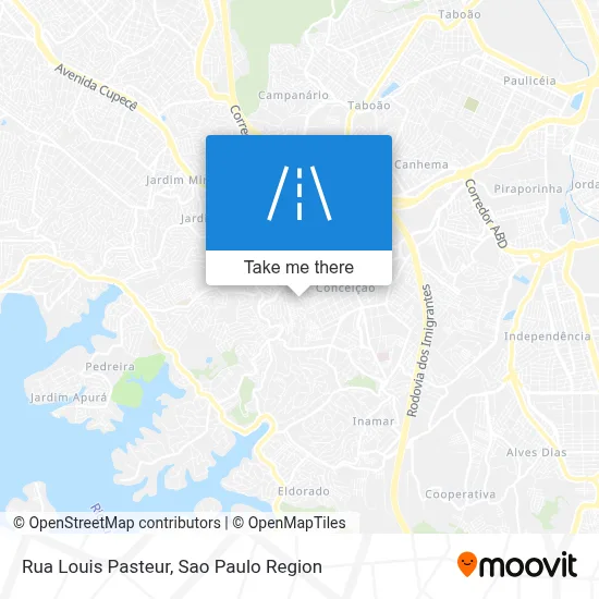 Rua Louis Pasteur map
