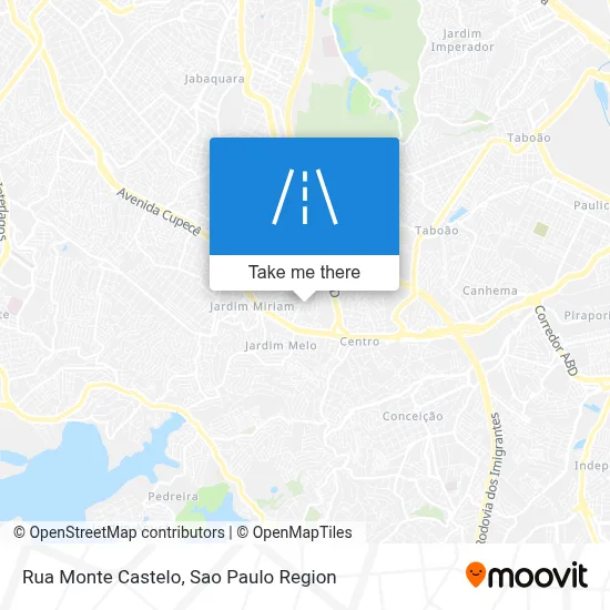 Rua Monte Castelo map