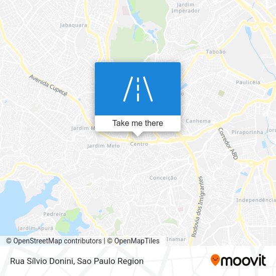 Rua Sílvio Donini map