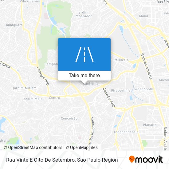 Rua Vinte E Oito De Setembro map