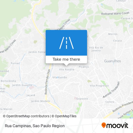 Rua Campinas map