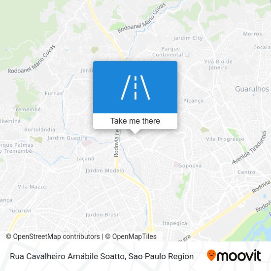 Rua Cavalheiro Amábile Soatto map
