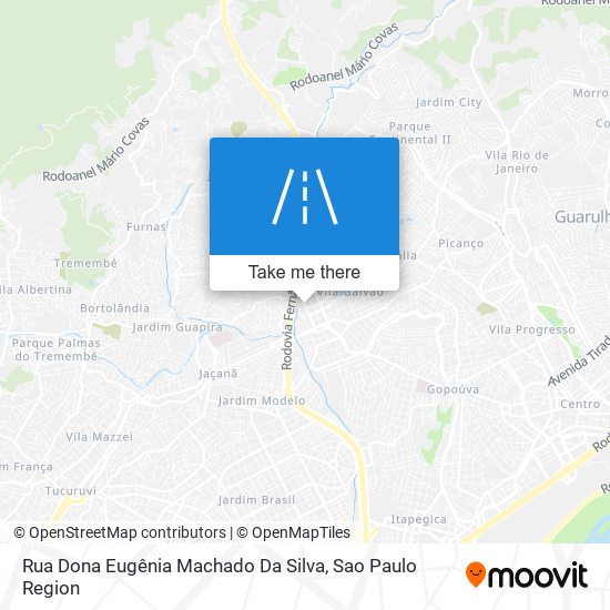 Rua Dona Eugênia Machado Da Silva map