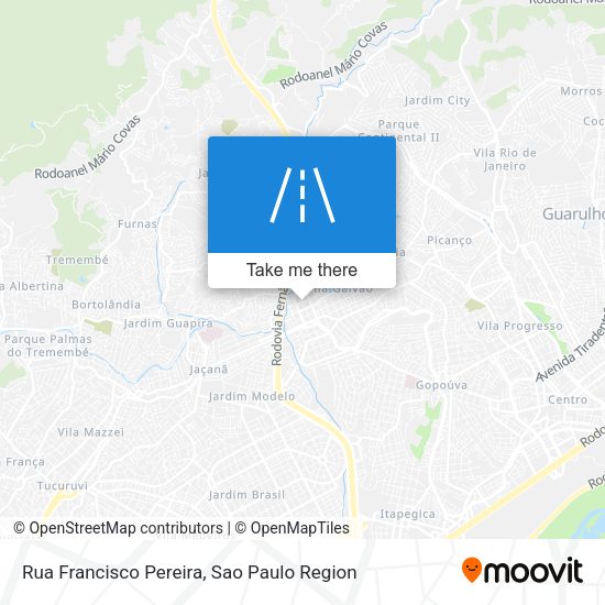 Rua Francisco Pereira map