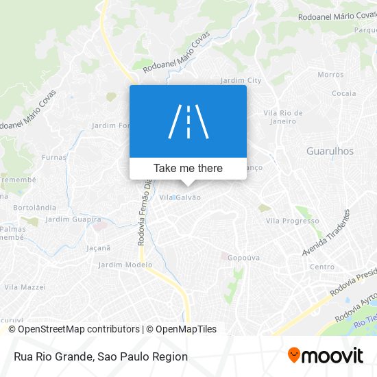 Mapa Rua Rio Grande