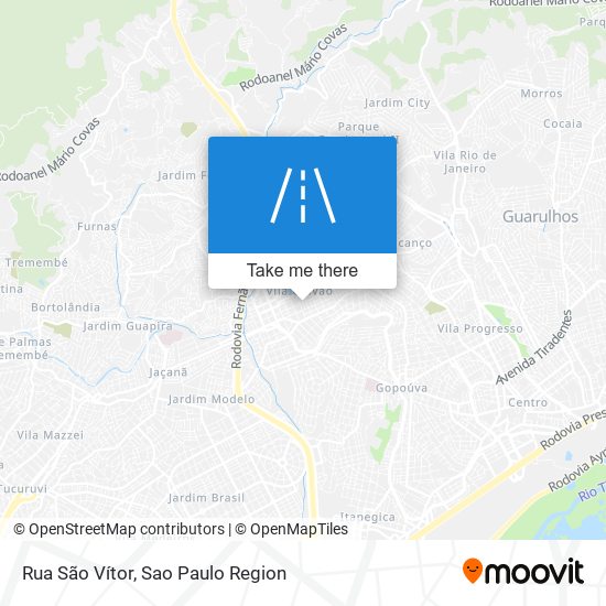 Rua São Vítor map