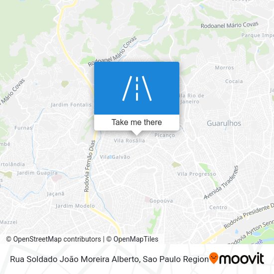 Rua Soldado João Moreira Alberto map
