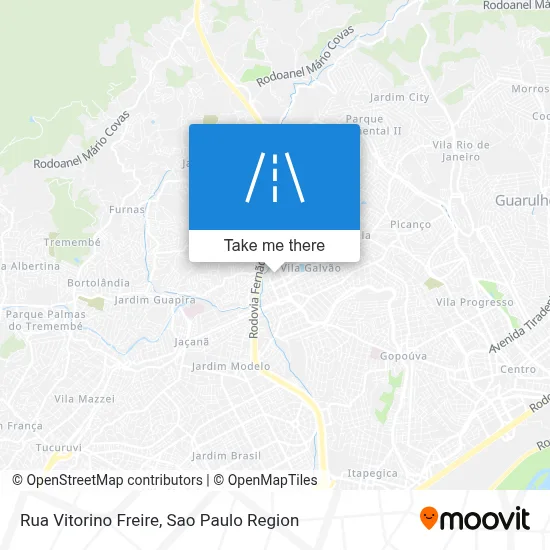 Rua Vitorino Freire map