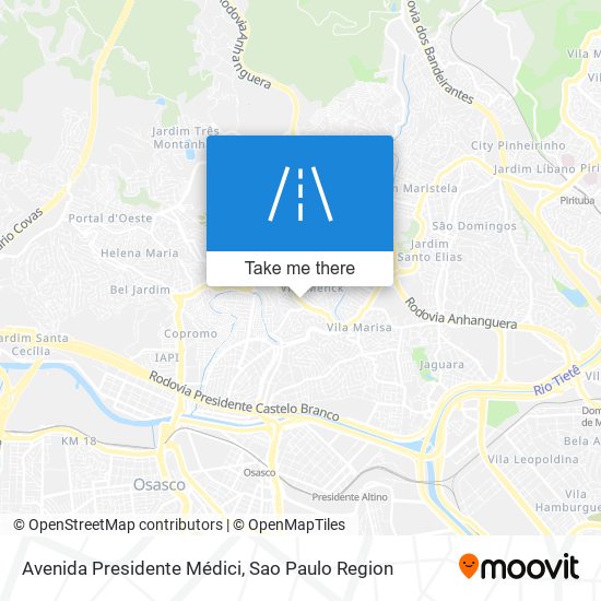 Avenida Presidente Médici map