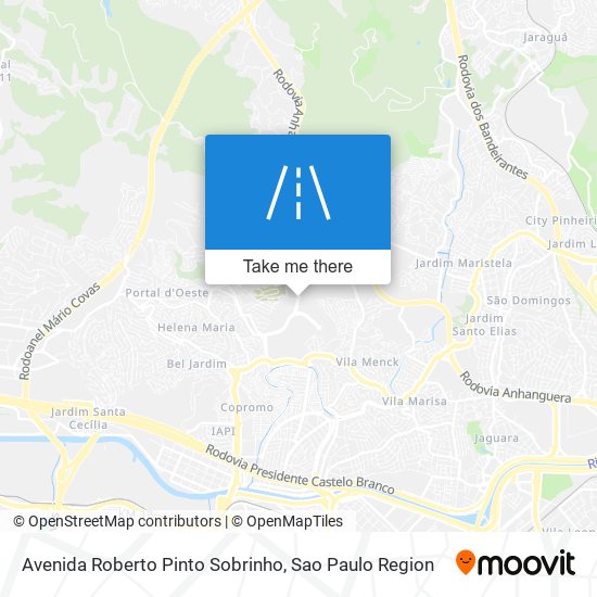 Avenida Roberto Pinto Sobrinho map