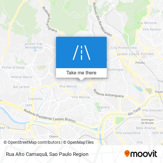 Rua Alto Camaquã map