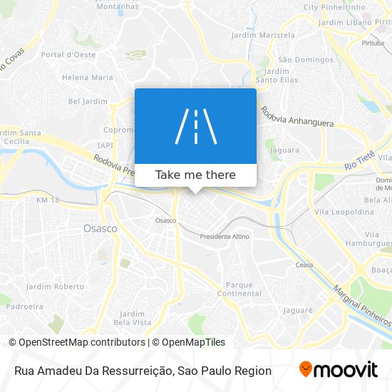 Mapa Rua Amadeu Da Ressurreição