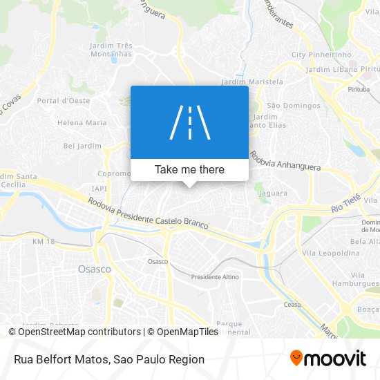 Rua Belfort Matos map